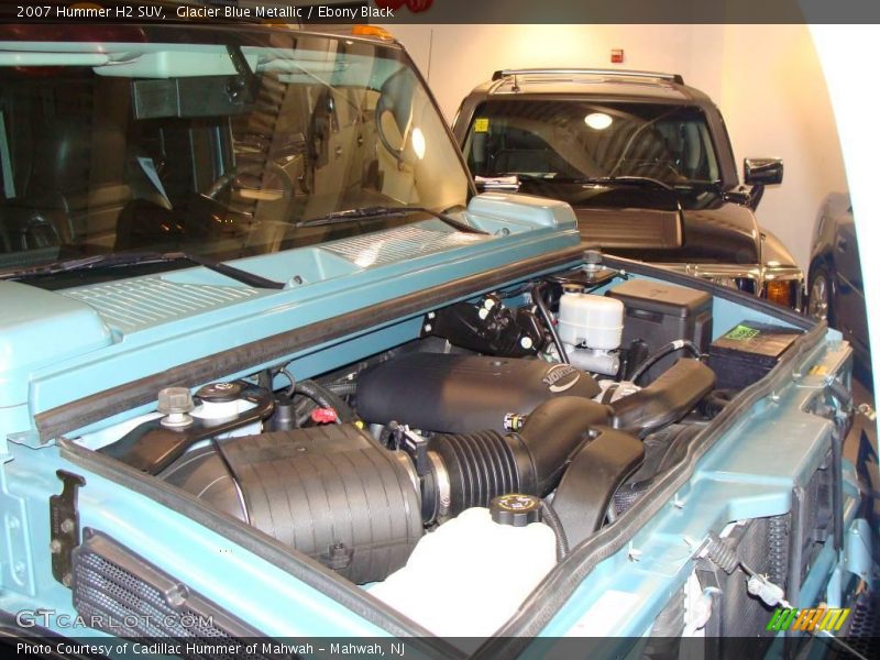 Glacier Blue Metallic / Ebony Black 2007 Hummer H2 SUV