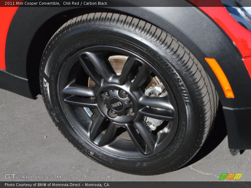 Chili Red / Carbon Black 2011 Mini Cooper Convertible