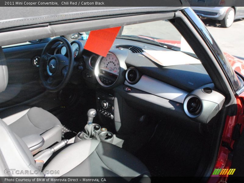 Chili Red / Carbon Black 2011 Mini Cooper Convertible