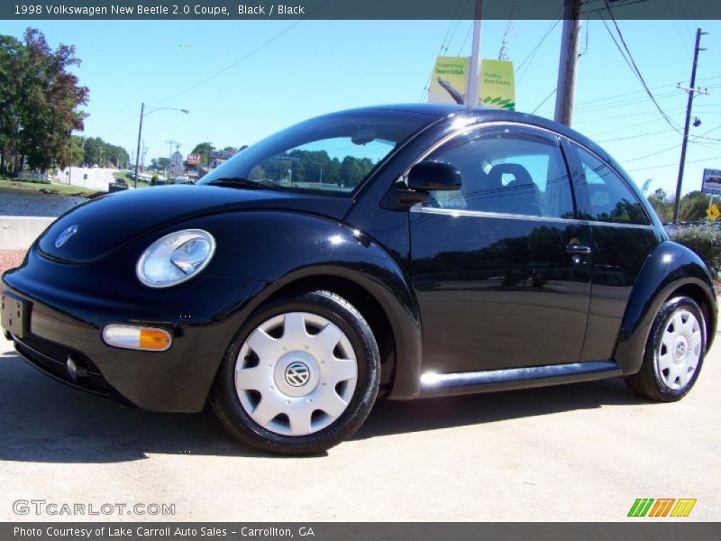 Black / Black 1998 Volkswagen New Beetle 2.0 Coupe