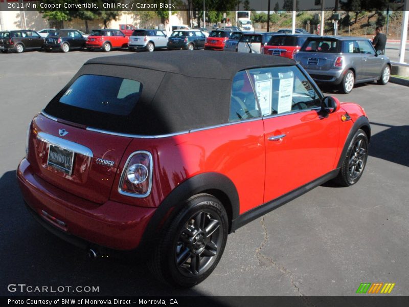Chili Red / Carbon Black 2011 Mini Cooper Convertible