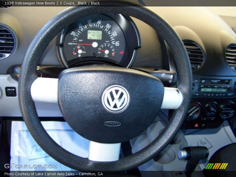 Black / Black 1998 Volkswagen New Beetle 2.0 Coupe