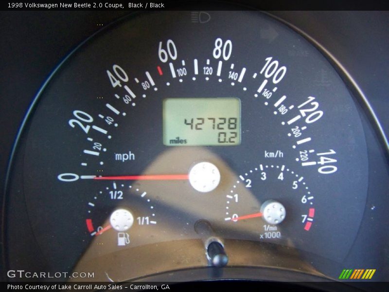 Black / Black 1998 Volkswagen New Beetle 2.0 Coupe