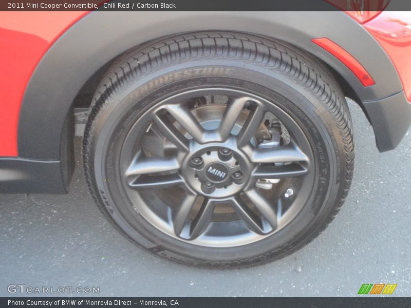 Chili Red / Carbon Black 2011 Mini Cooper Convertible