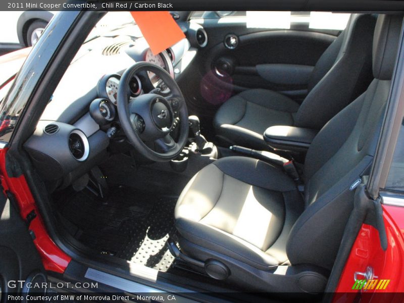 Chili Red / Carbon Black 2011 Mini Cooper Convertible