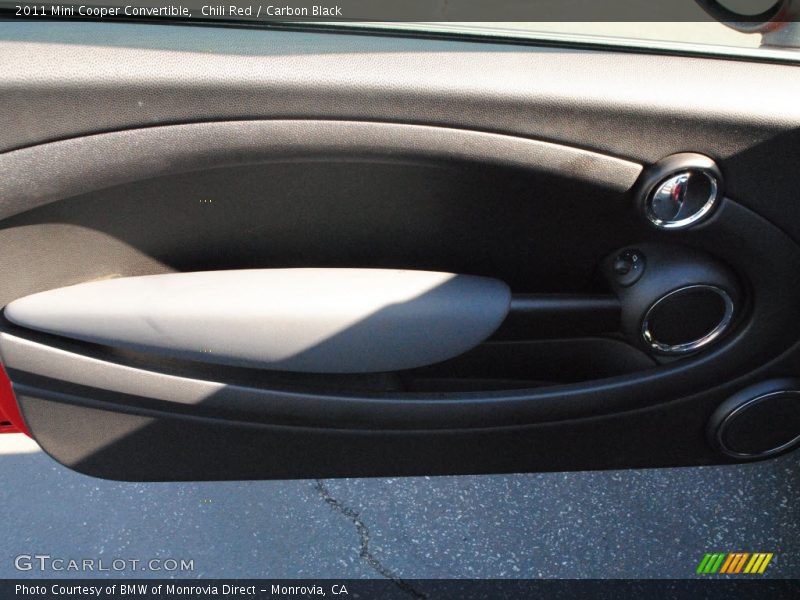 Chili Red / Carbon Black 2011 Mini Cooper Convertible
