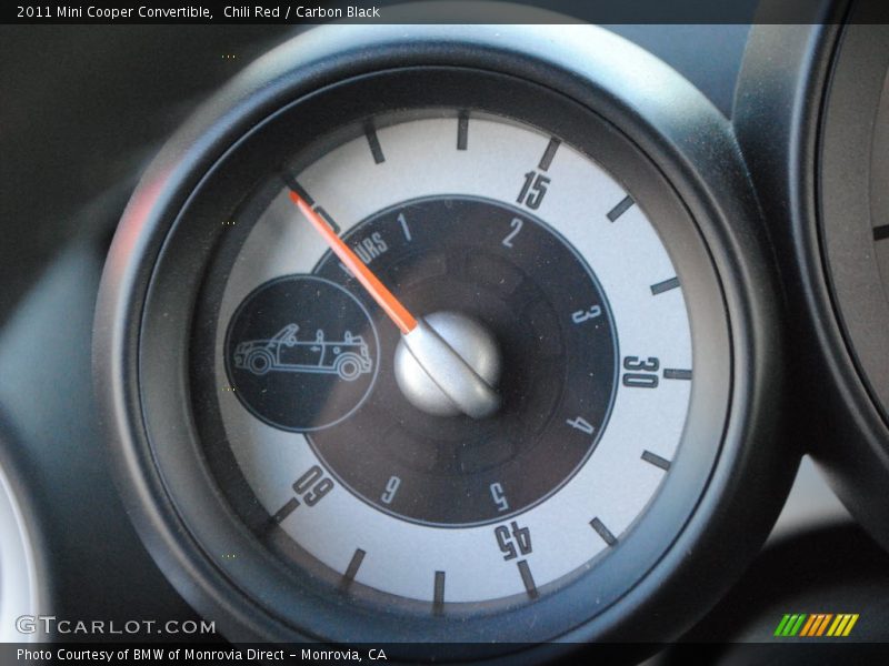 Chili Red / Carbon Black 2011 Mini Cooper Convertible