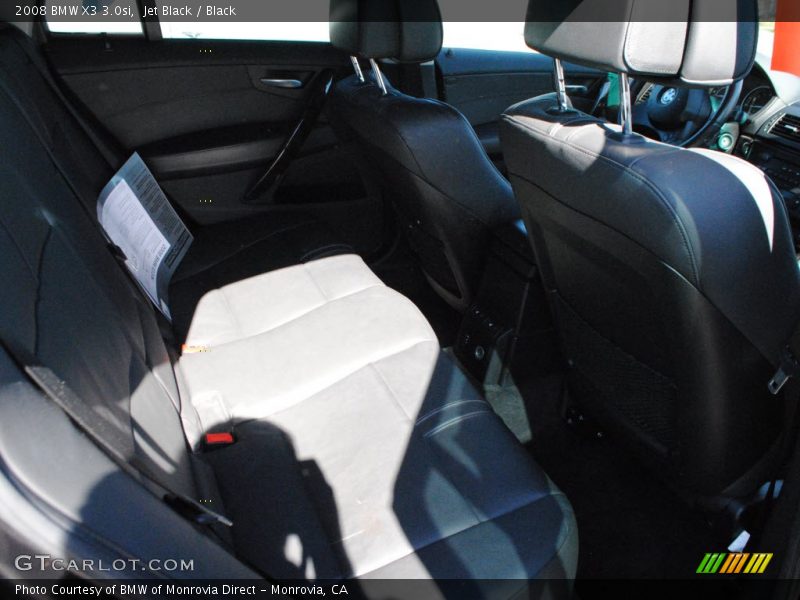 Jet Black / Black 2008 BMW X3 3.0si