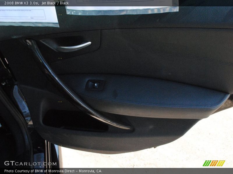 Jet Black / Black 2008 BMW X3 3.0si