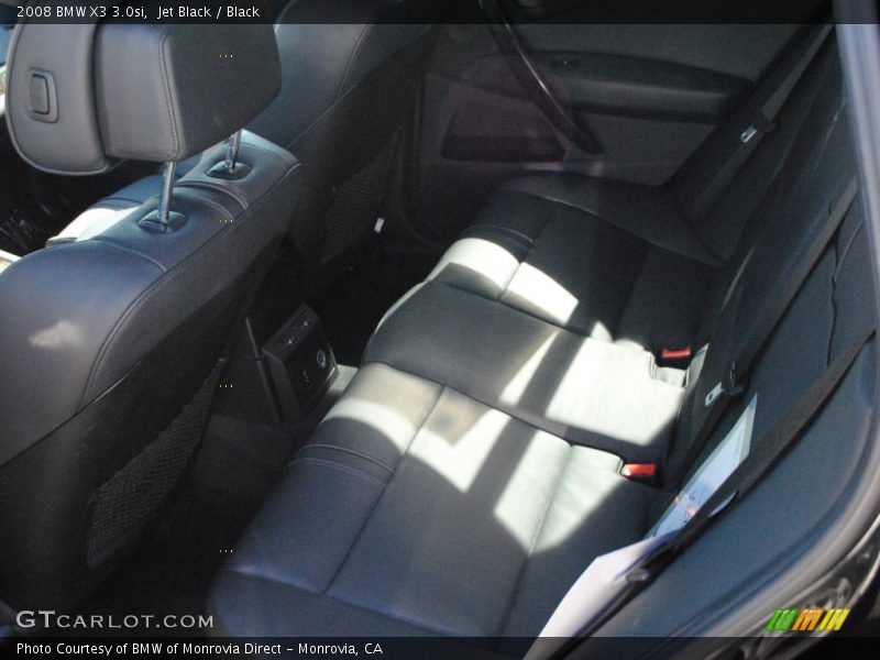 Jet Black / Black 2008 BMW X3 3.0si