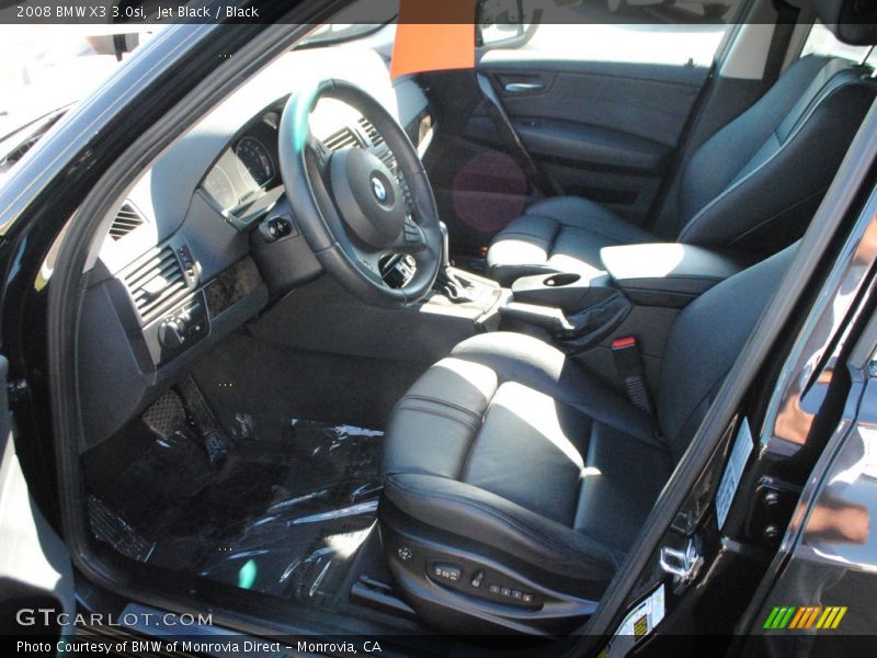  2008 X3 3.0si Black Interior
