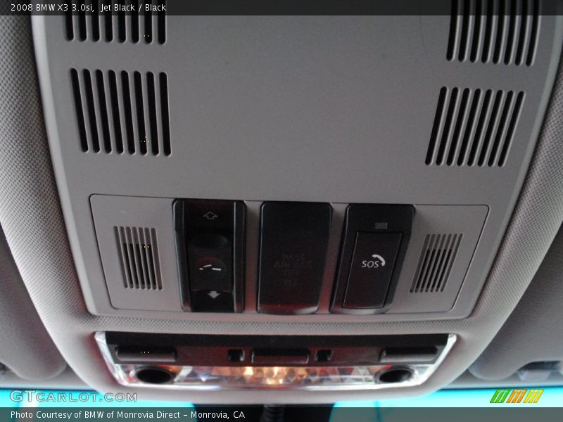 Jet Black / Black 2008 BMW X3 3.0si