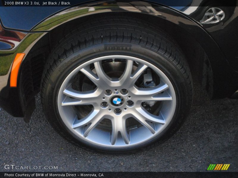 Jet Black / Black 2008 BMW X3 3.0si