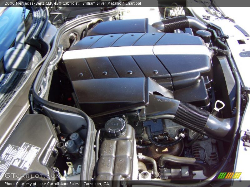  2000 CLK 430 Cabriolet Engine - 4.3 Liter SOHC 24-Valve V8