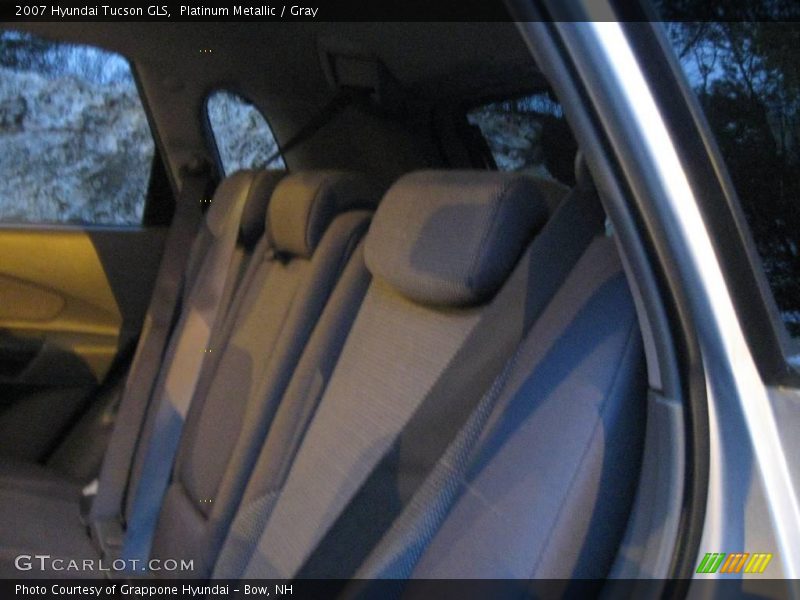 Platinum Metallic / Gray 2007 Hyundai Tucson GLS