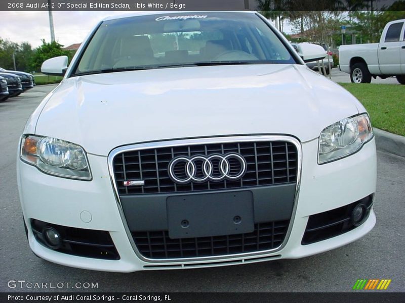 Ibis White / Beige 2008 Audi A4 2.0T Special Edition Sedan