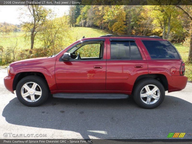 Red Jewel / Ebony 2008 Chevrolet TrailBlazer LT 4x4