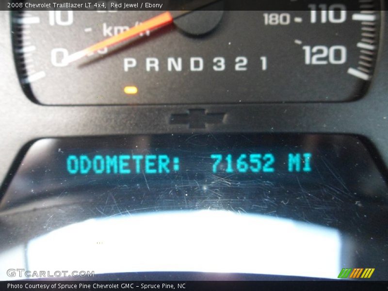 Red Jewel / Ebony 2008 Chevrolet TrailBlazer LT 4x4