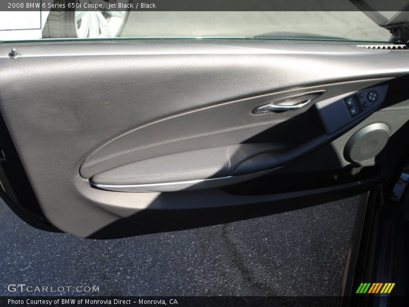 Jet Black / Black 2008 BMW 6 Series 650i Coupe