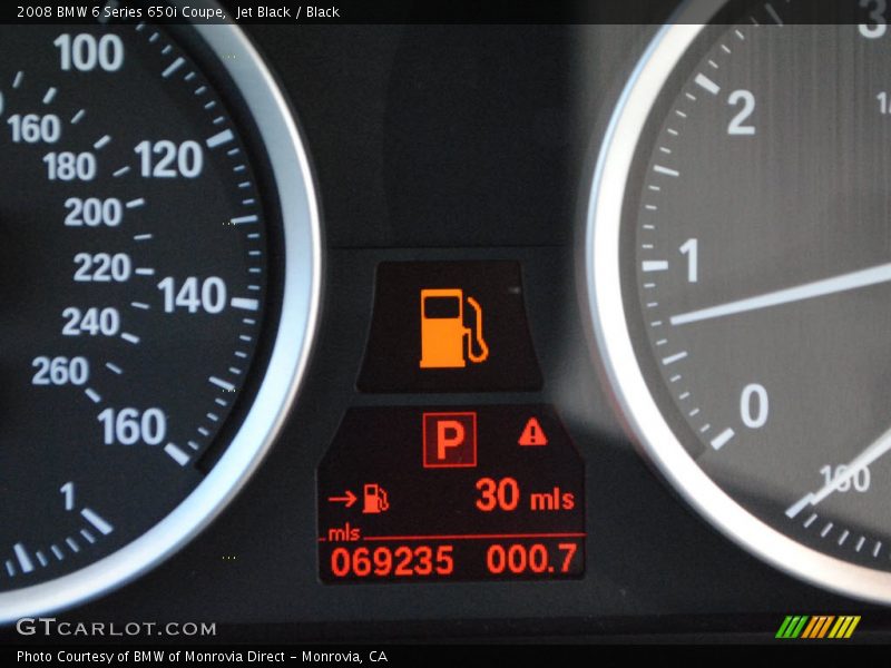 Jet Black / Black 2008 BMW 6 Series 650i Coupe