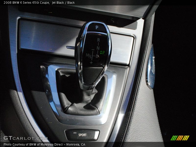 Jet Black / Black 2008 BMW 6 Series 650i Coupe