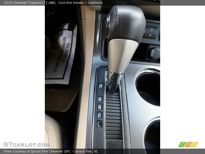  2010 Traverse LTZ AWD 6 Speed Automatic Shifter