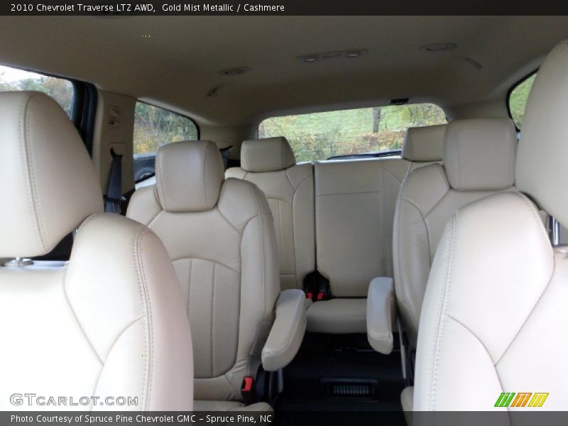  2010 Traverse LTZ AWD Cashmere Interior