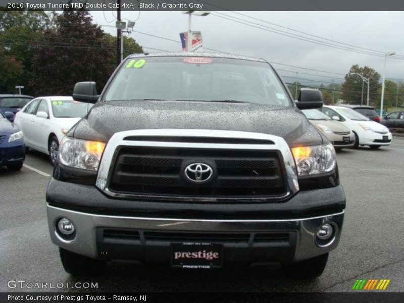 Black / Graphite Gray 2010 Toyota Tundra TRD Double Cab 4x4