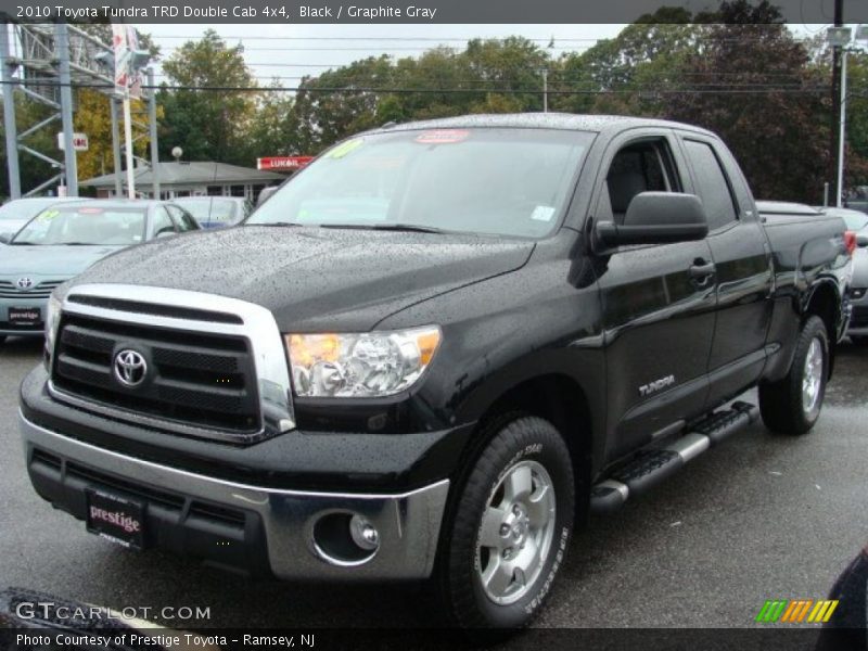 Black / Graphite Gray 2010 Toyota Tundra TRD Double Cab 4x4