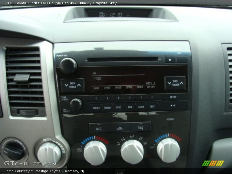 Black / Graphite Gray 2010 Toyota Tundra TRD Double Cab 4x4