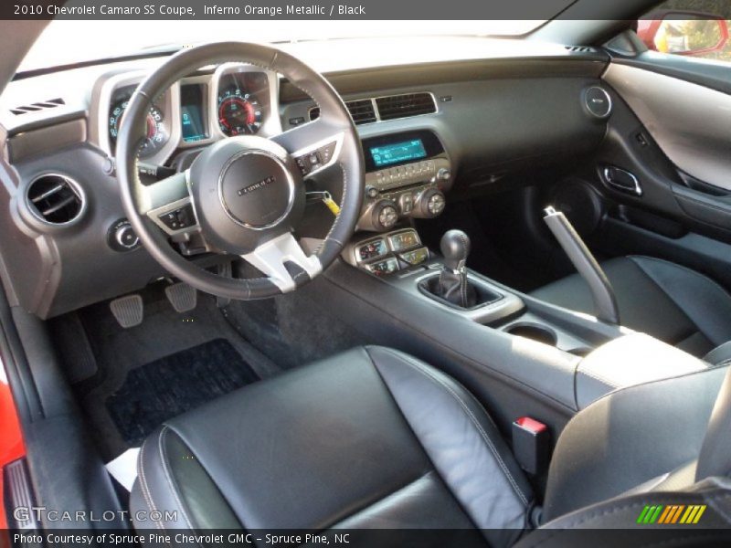 Black Interior - 2010 Camaro SS Coupe 
