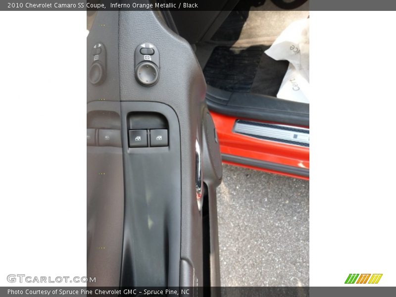 Inferno Orange Metallic / Black 2010 Chevrolet Camaro SS Coupe