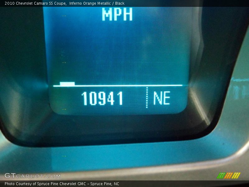 Inferno Orange Metallic / Black 2010 Chevrolet Camaro SS Coupe