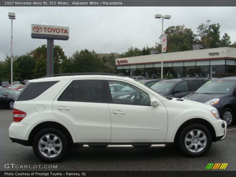 Alabaster White / Macadamia 2007 Mercedes-Benz ML 350 4Matic