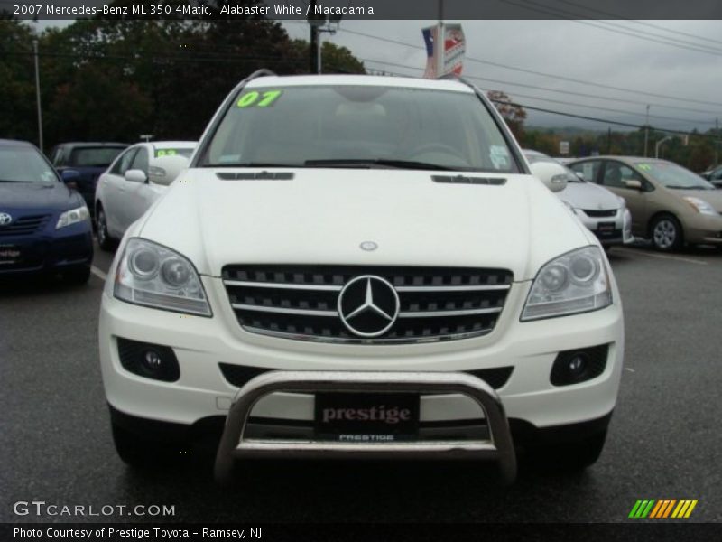 Alabaster White / Macadamia 2007 Mercedes-Benz ML 350 4Matic