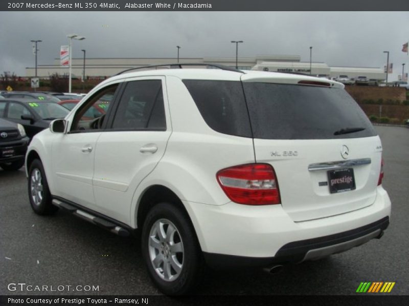 Alabaster White / Macadamia 2007 Mercedes-Benz ML 350 4Matic