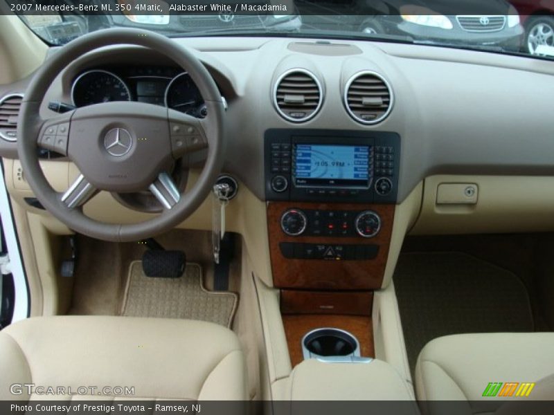 Alabaster White / Macadamia 2007 Mercedes-Benz ML 350 4Matic