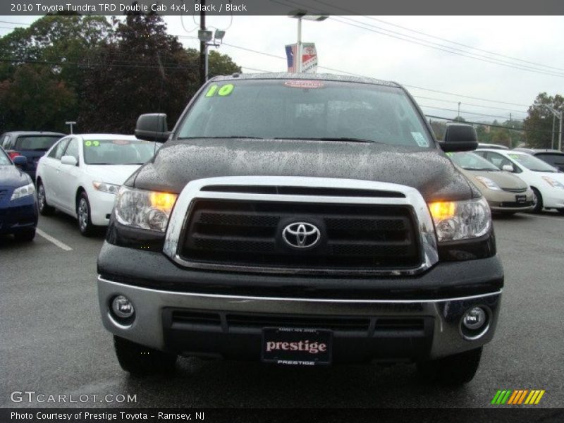 Black / Black 2010 Toyota Tundra TRD Double Cab 4x4