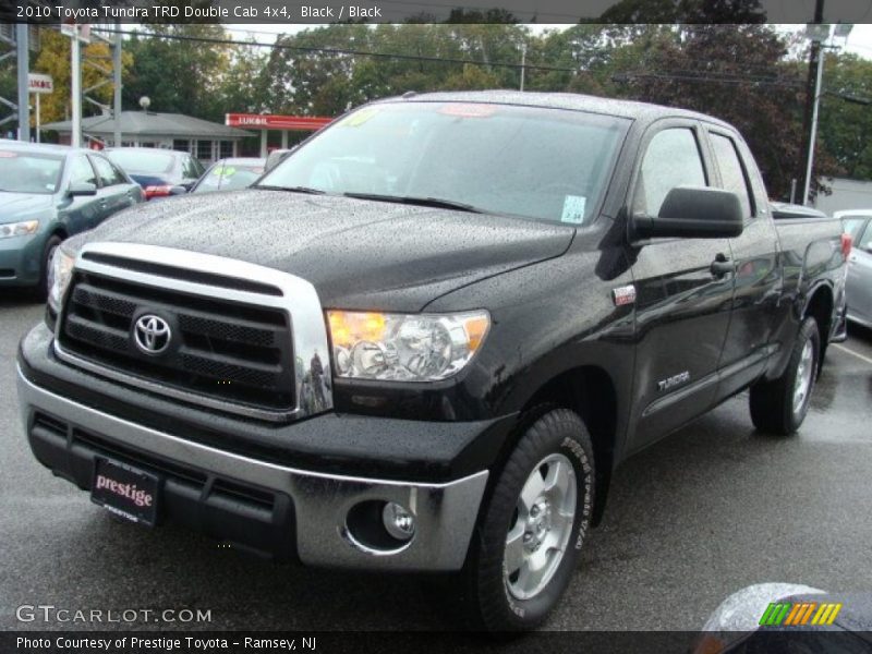 Black / Black 2010 Toyota Tundra TRD Double Cab 4x4