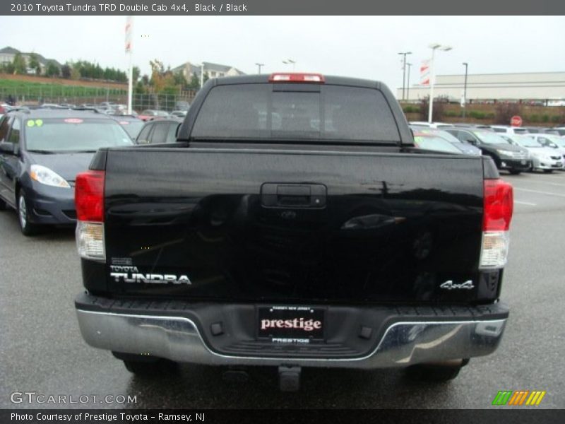 Black / Black 2010 Toyota Tundra TRD Double Cab 4x4