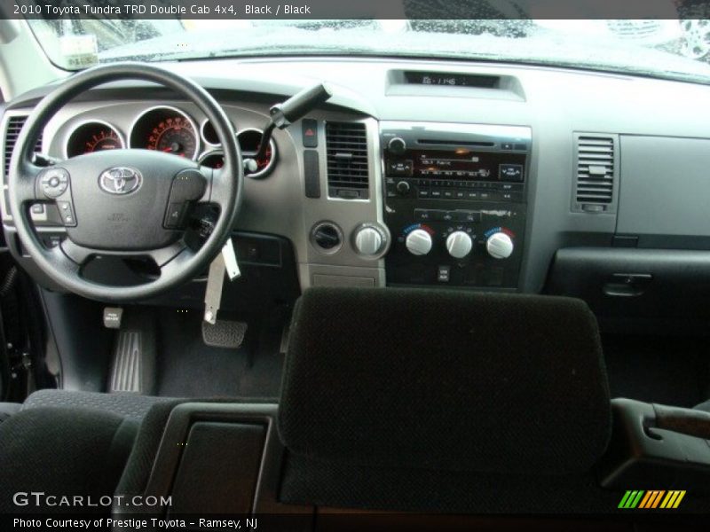 Black / Black 2010 Toyota Tundra TRD Double Cab 4x4