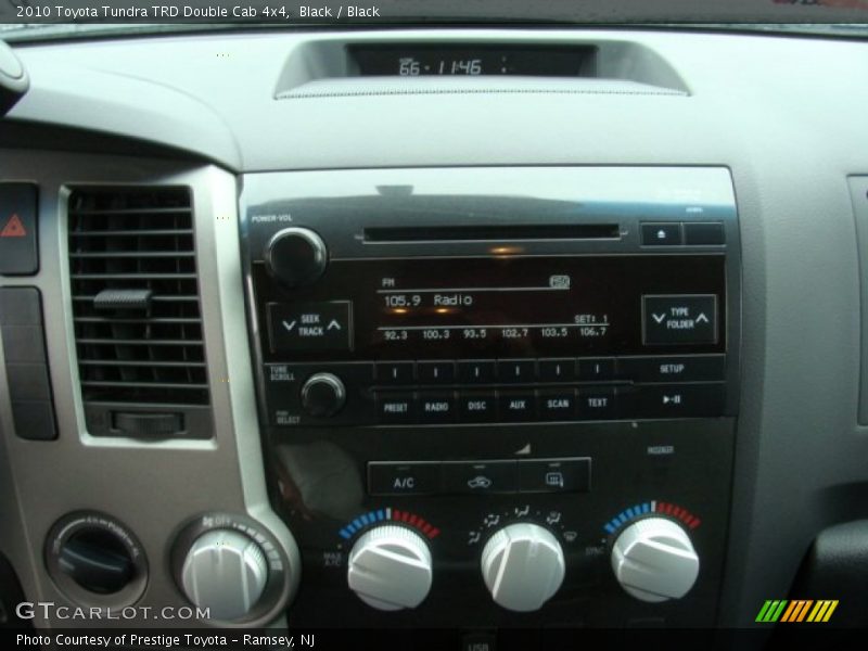 Black / Black 2010 Toyota Tundra TRD Double Cab 4x4