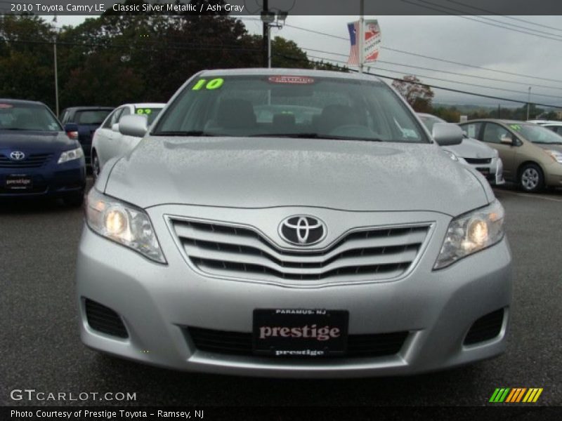 Classic Silver Metallic / Ash Gray 2010 Toyota Camry LE