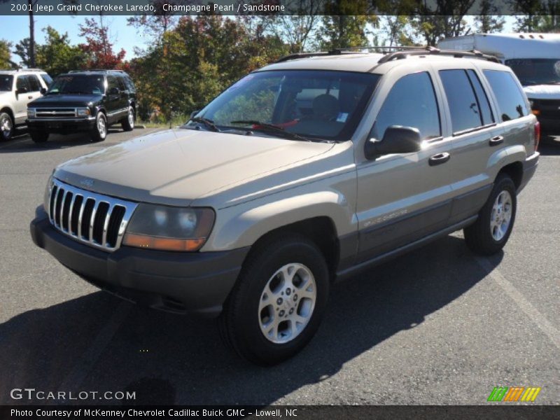 Champagne Pearl / Sandstone 2001 Jeep Grand Cherokee Laredo