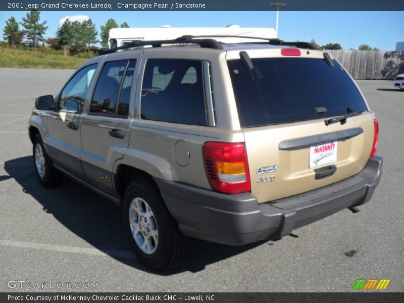 Champagne Pearl / Sandstone 2001 Jeep Grand Cherokee Laredo