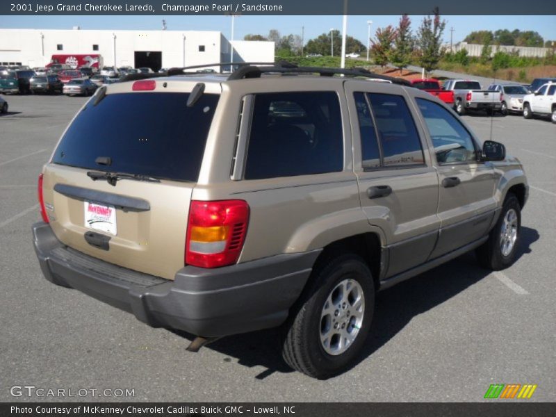 Champagne Pearl / Sandstone 2001 Jeep Grand Cherokee Laredo