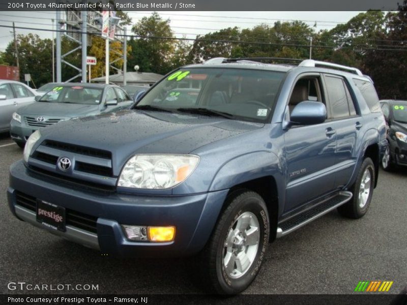 Pacific Blue Metallic / Stone 2004 Toyota 4Runner Limited 4x4