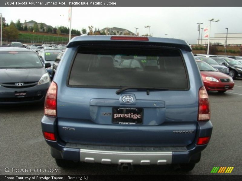Pacific Blue Metallic / Stone 2004 Toyota 4Runner Limited 4x4