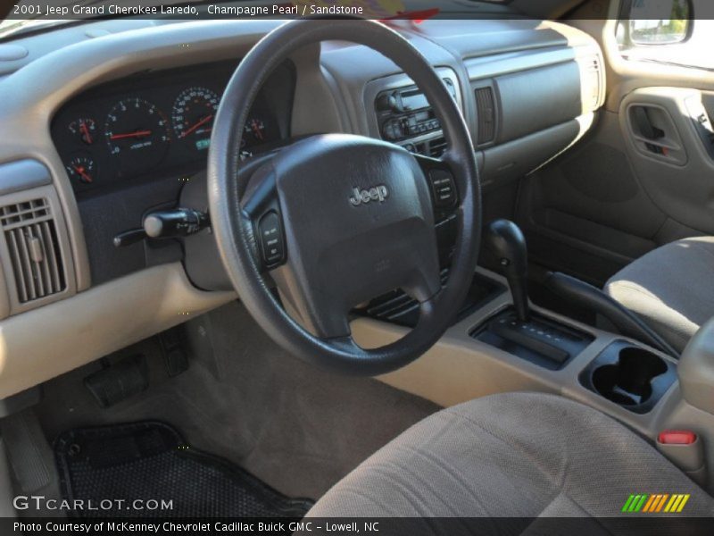 Champagne Pearl / Sandstone 2001 Jeep Grand Cherokee Laredo