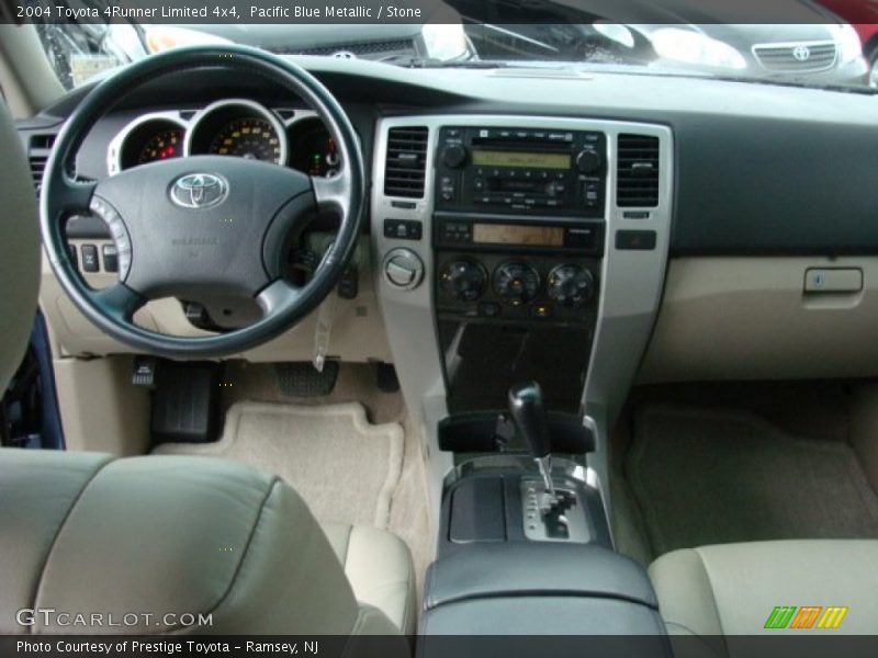 Pacific Blue Metallic / Stone 2004 Toyota 4Runner Limited 4x4